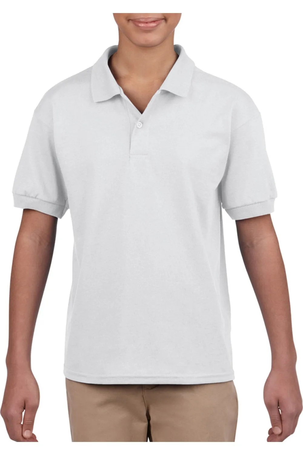 Gildan DryBlend Childrens Unisex Jersey Polo Shirt