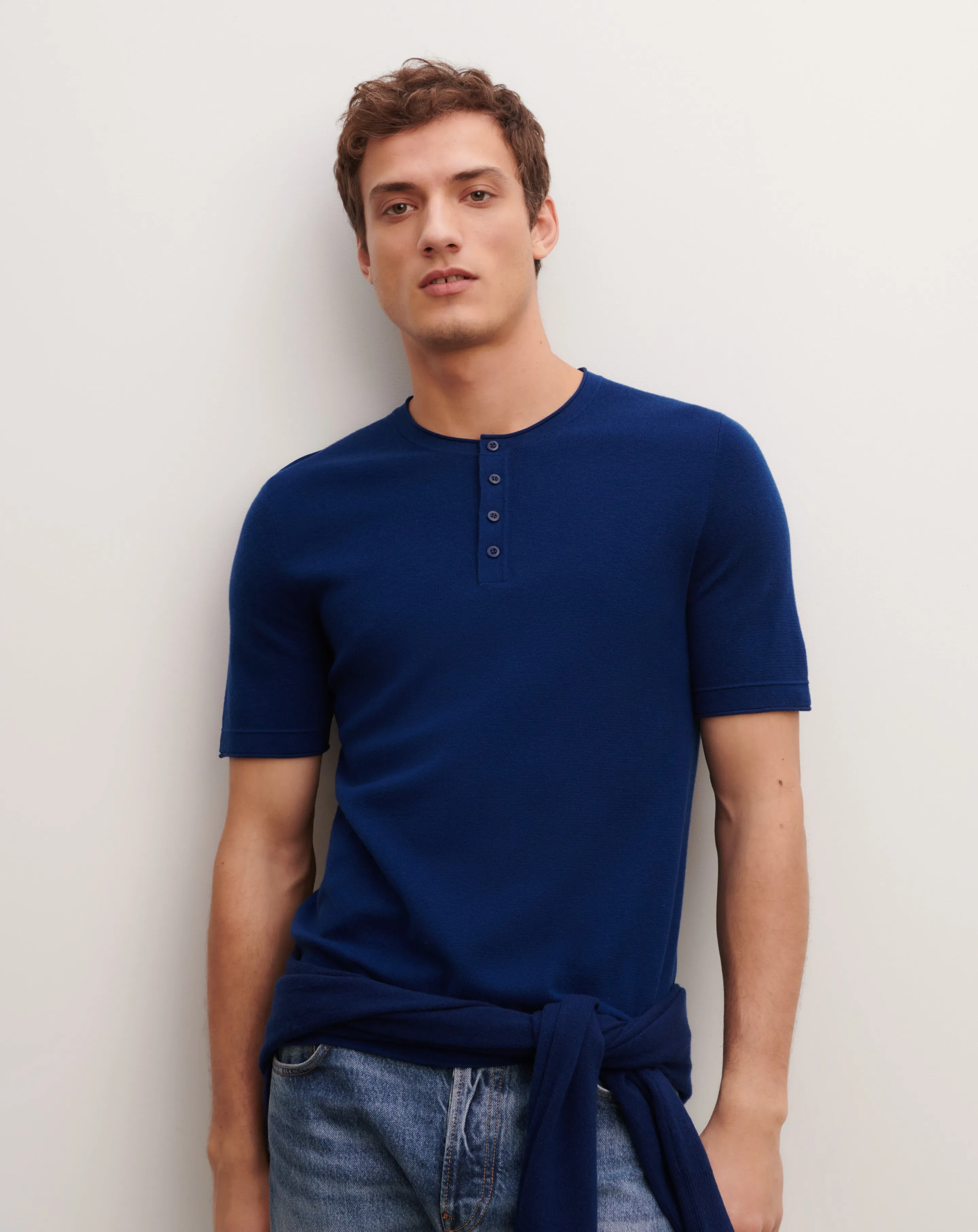 Grandad-style T-shirt Eric Bompard