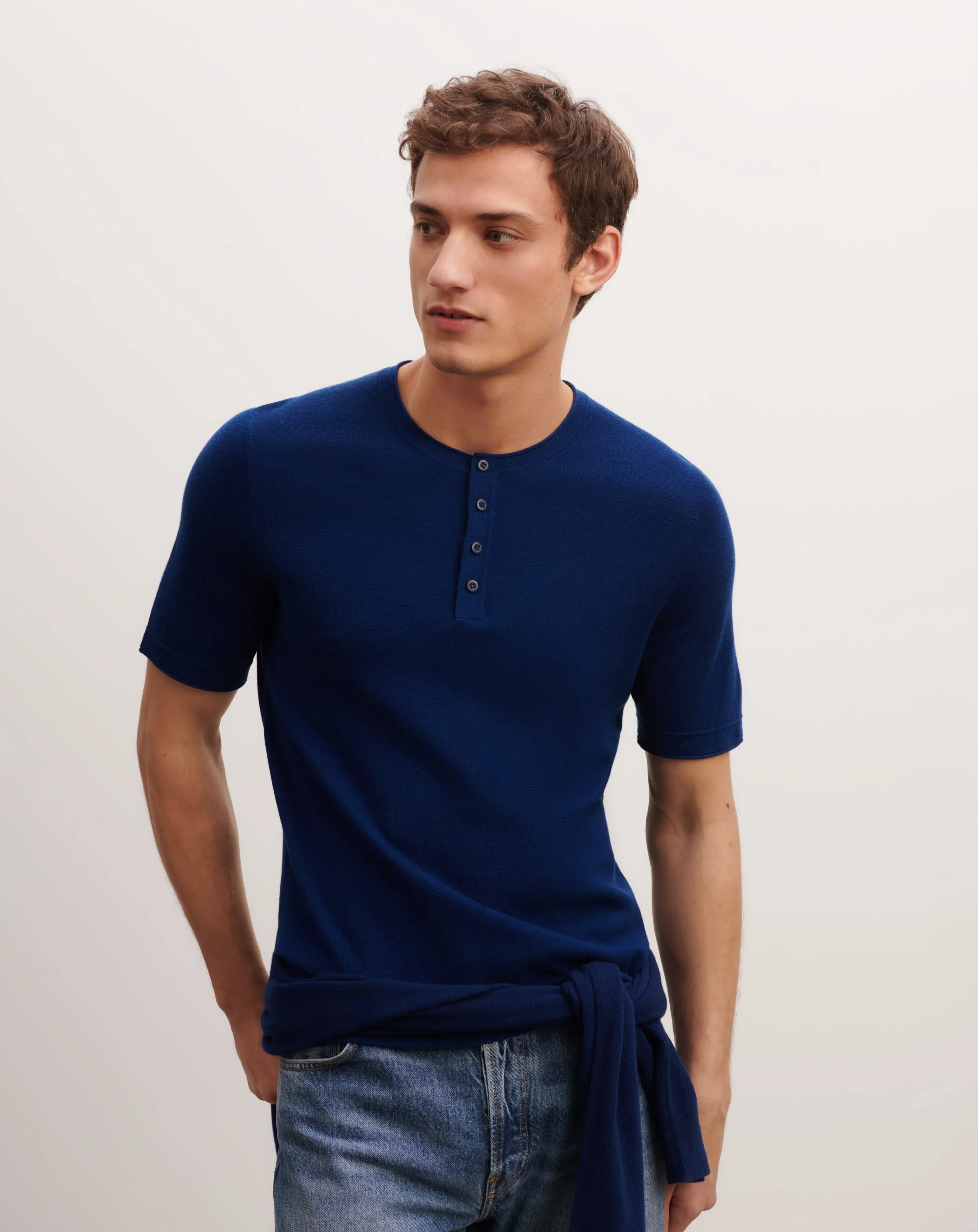 Grandad-style T-shirt Eric Bompard