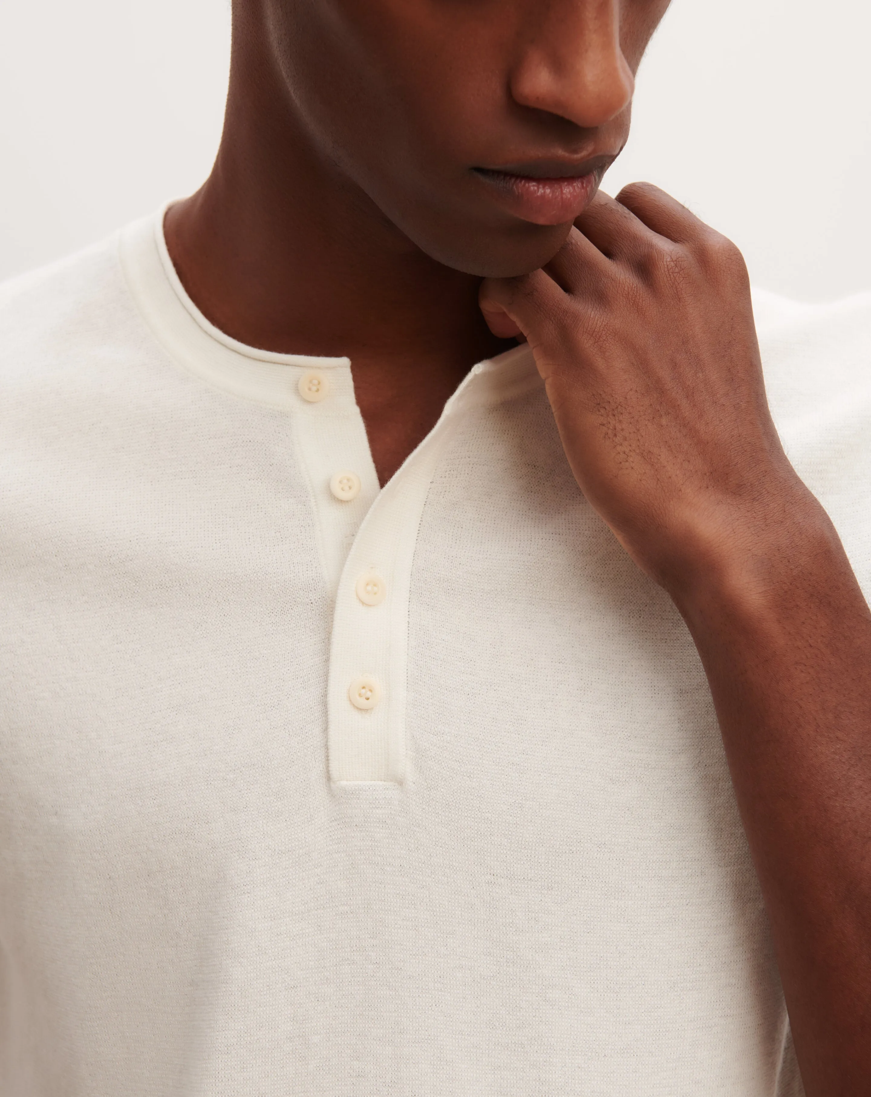 Grandad-style T-shirt Eric Bompard
