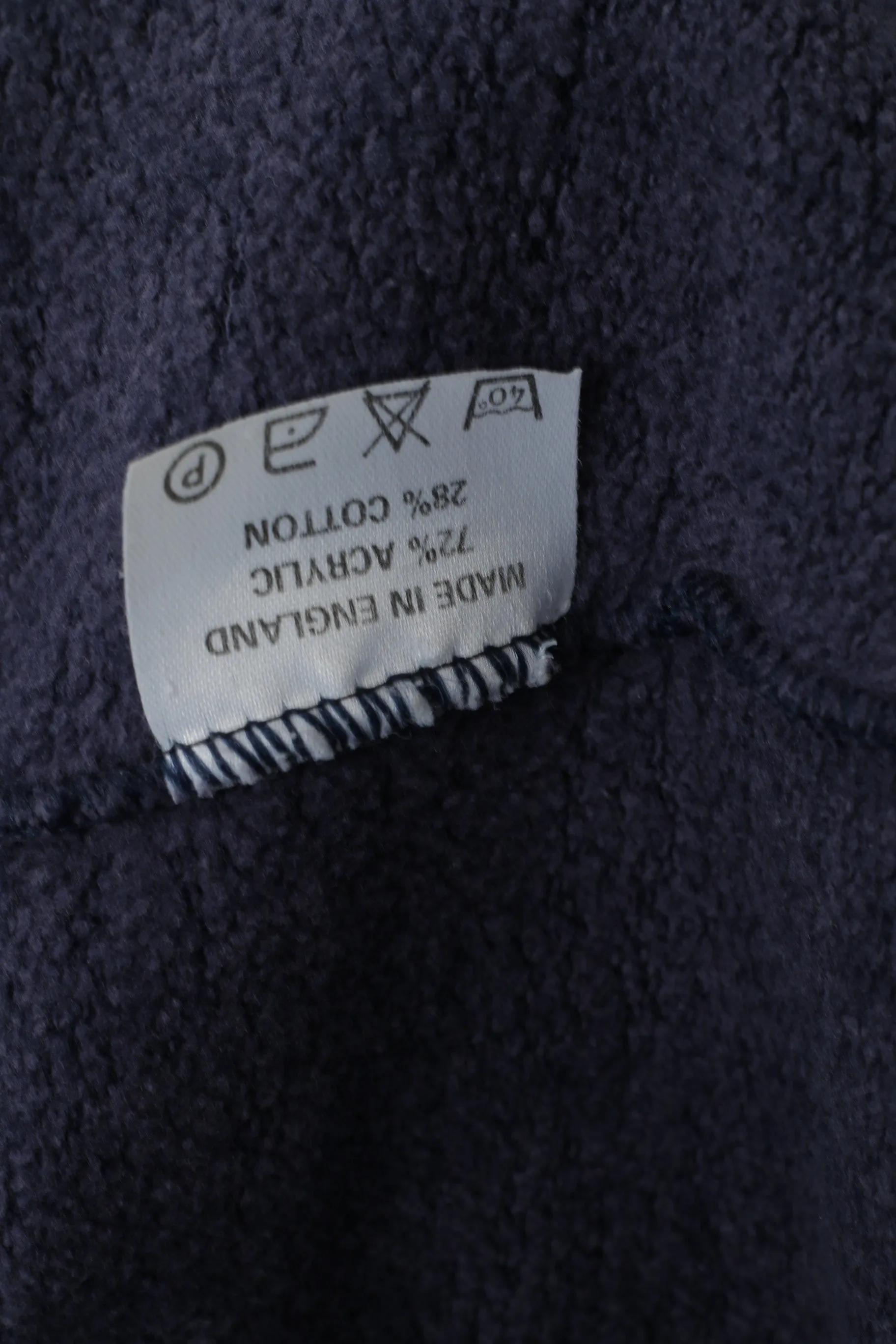 Greenwoods Active Men M Jumper Navy Acrylic Emroidered Crew Neck Sailing Sweater