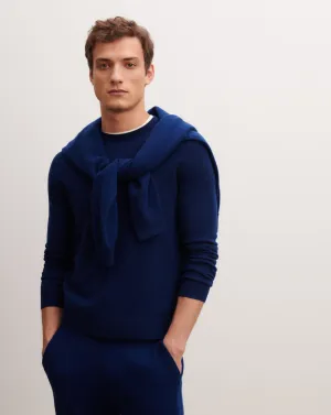 Hammer-sleeved round neck pullover Eric Bompard