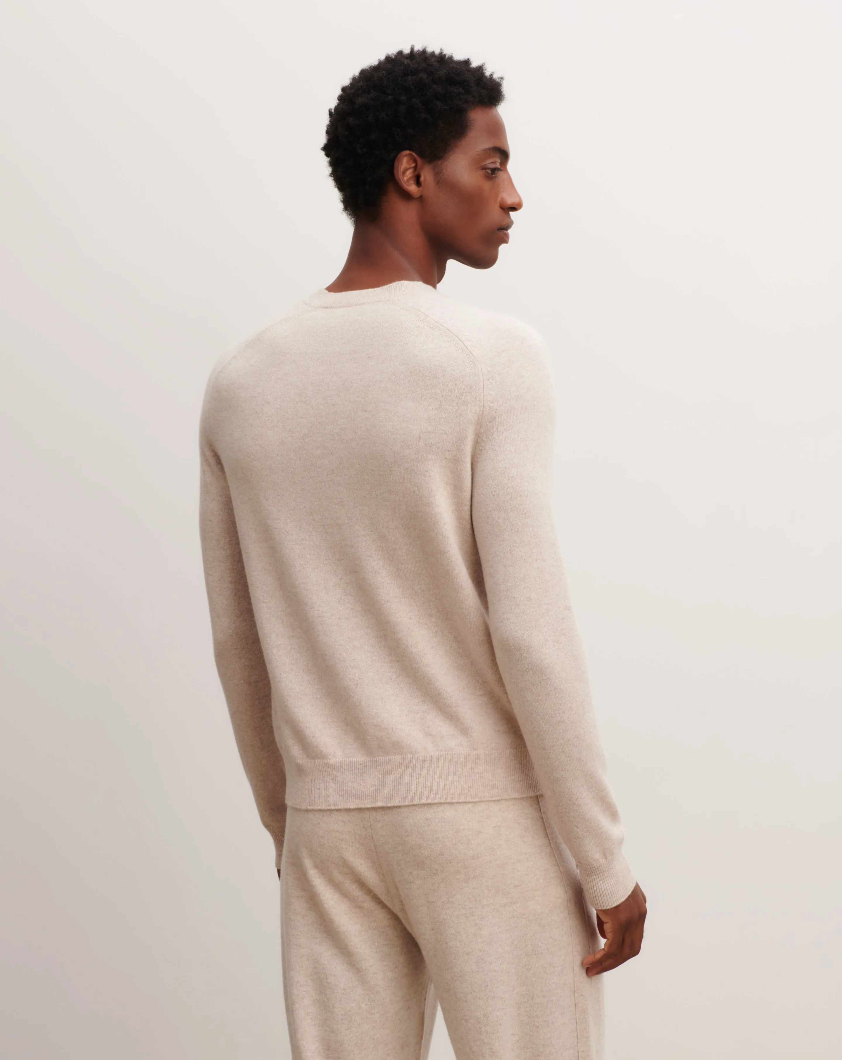 Hammer-sleeved round neck pullover Eric Bompard
