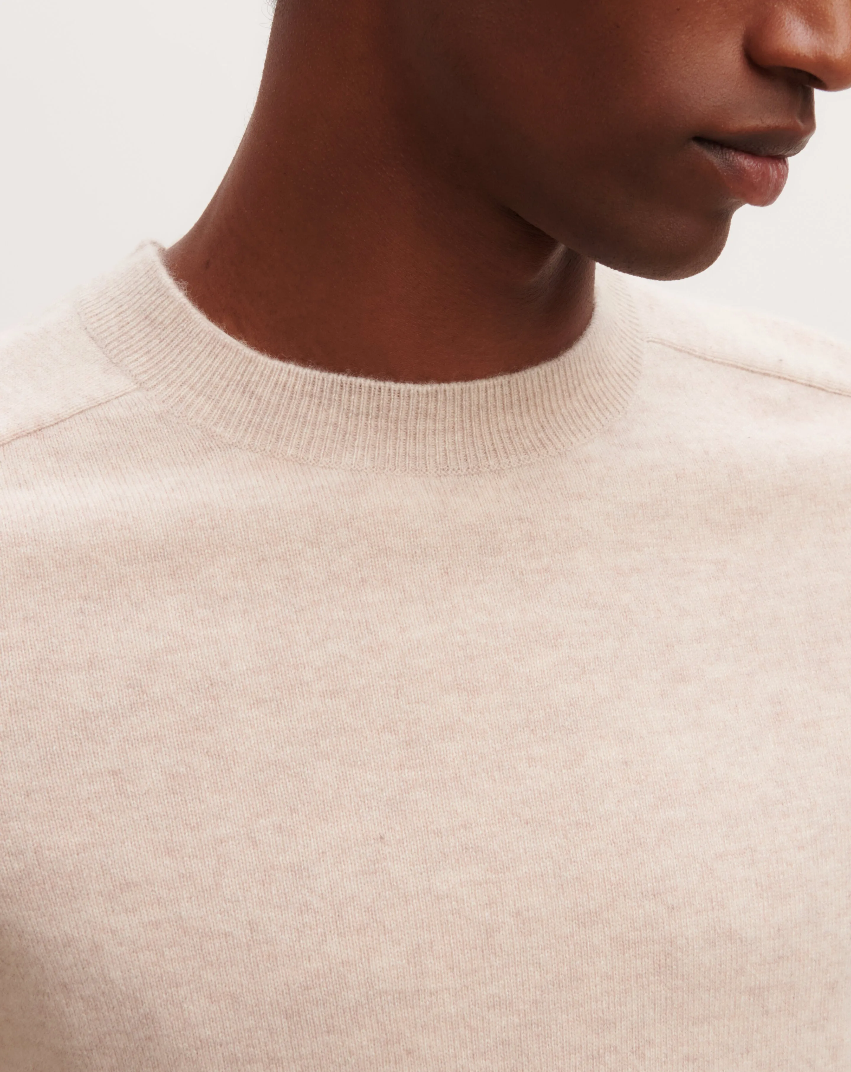 Hammer-sleeved round neck pullover Eric Bompard