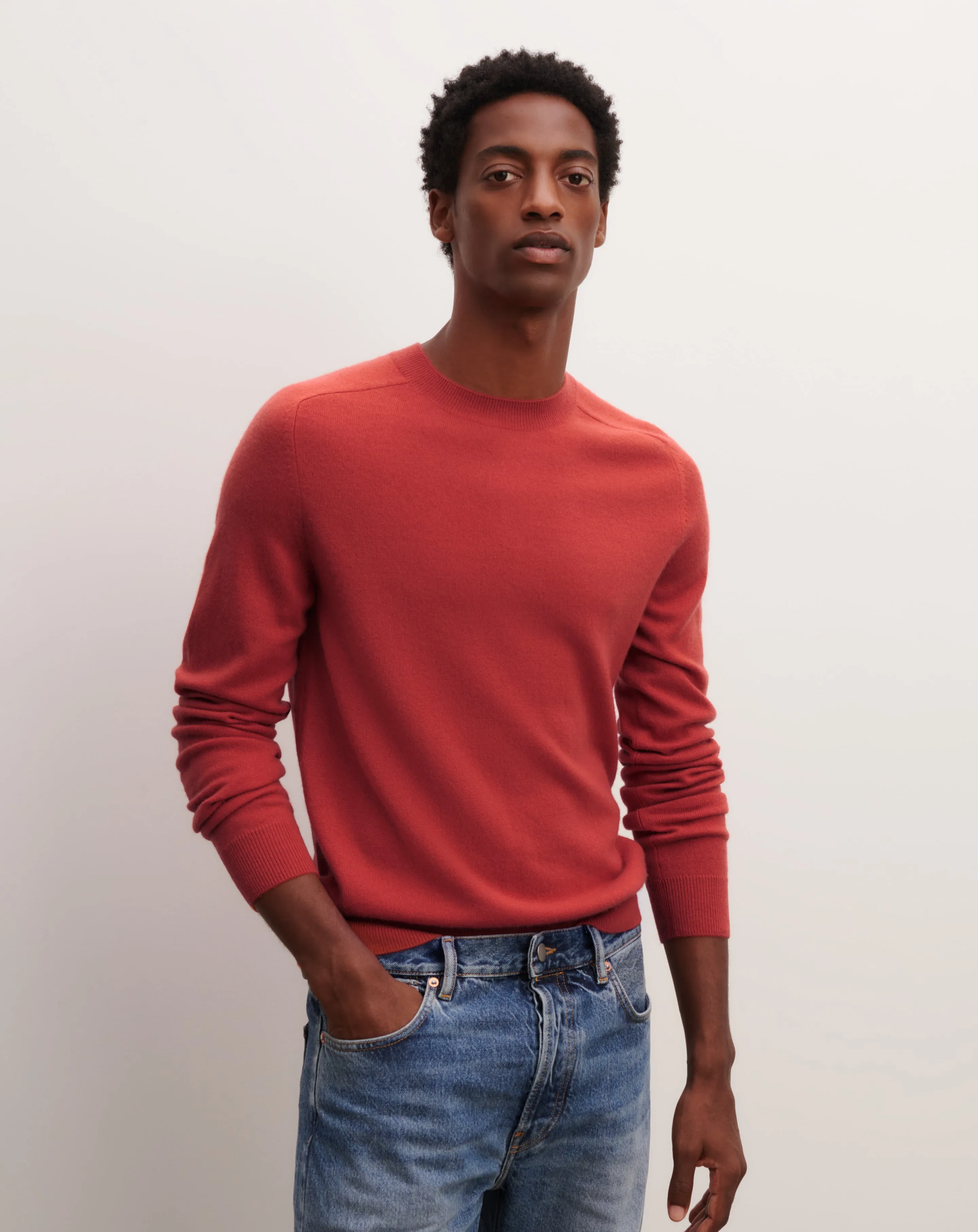 Hammer-sleeved round neck pullover Eric Bompard