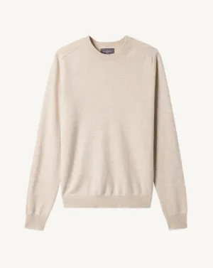 Hammer-sleeved round neck pullover Eric Bompard