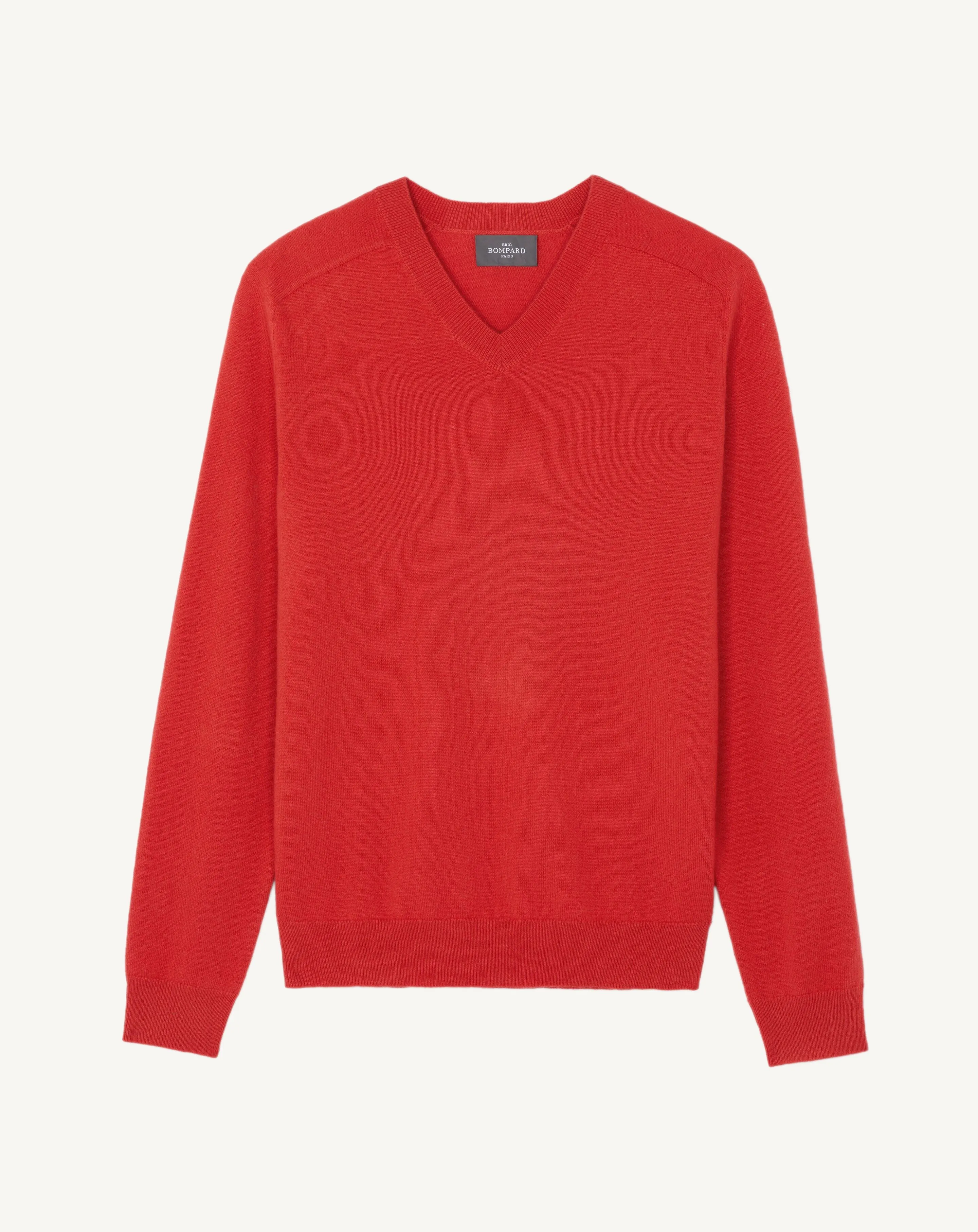 Hammered V-neck jumper Eric Bompard