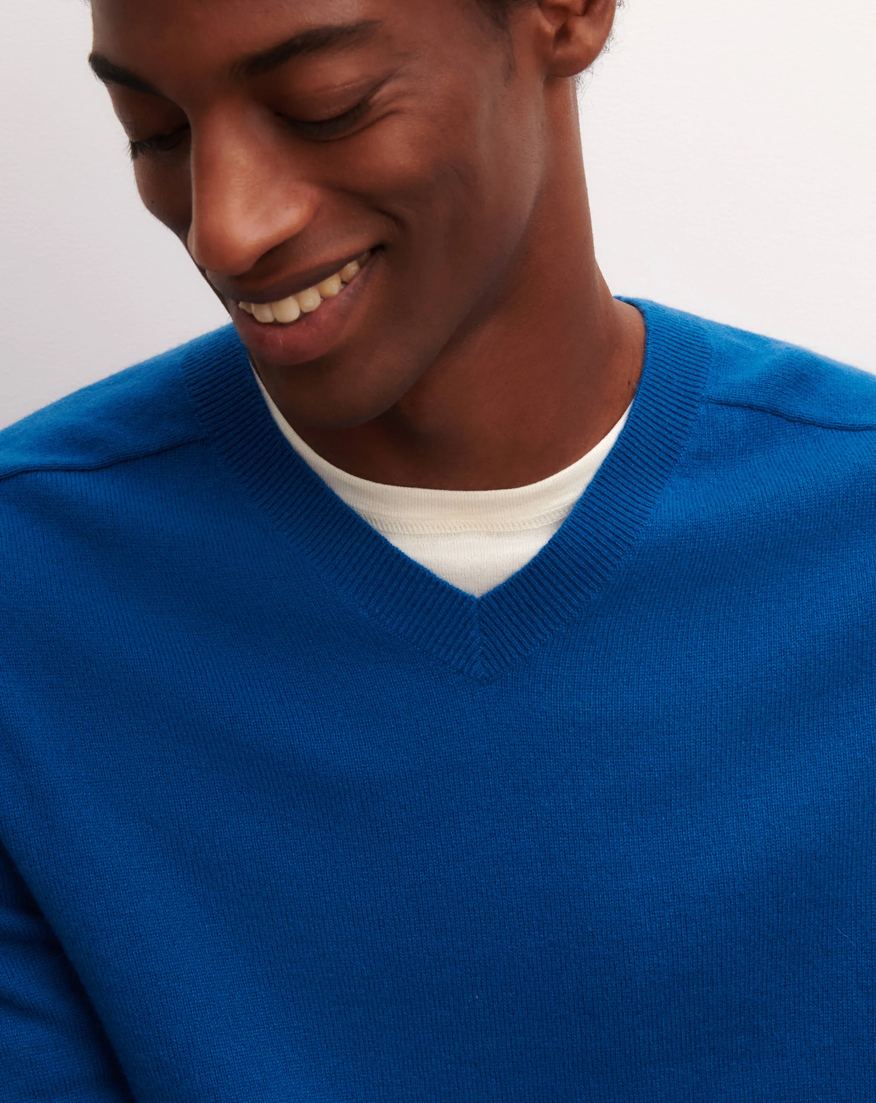 Hammered V-neck jumper Eric Bompard