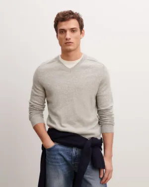 Hammered V-neck jumper Eric Bompard