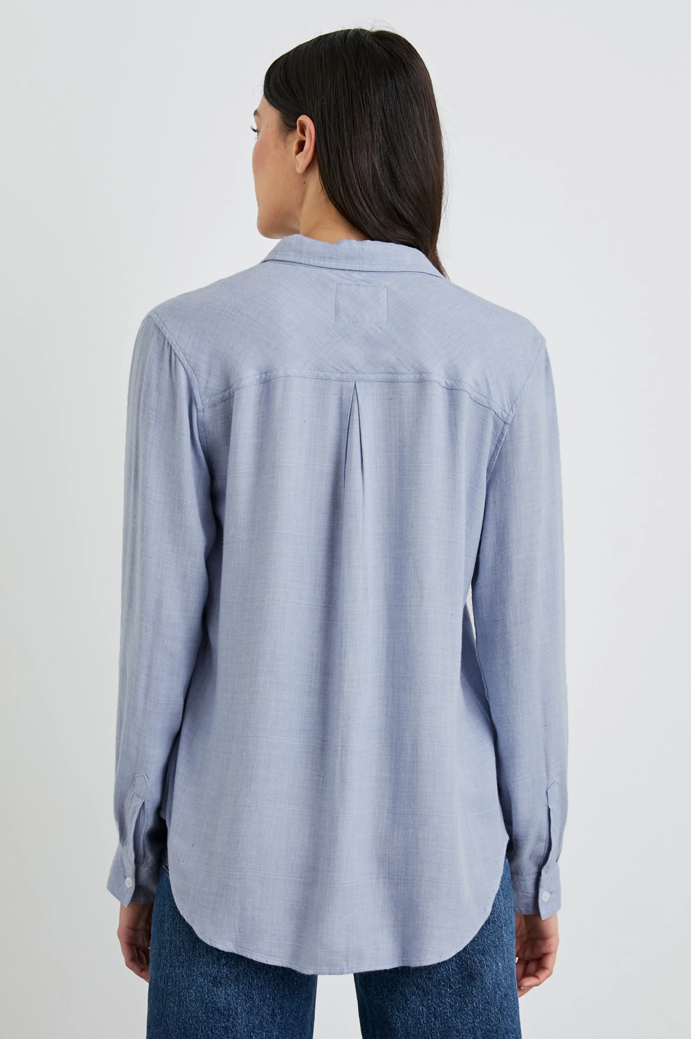 HUNTER SHIRT - CHAMBRAY HEATHER Rails