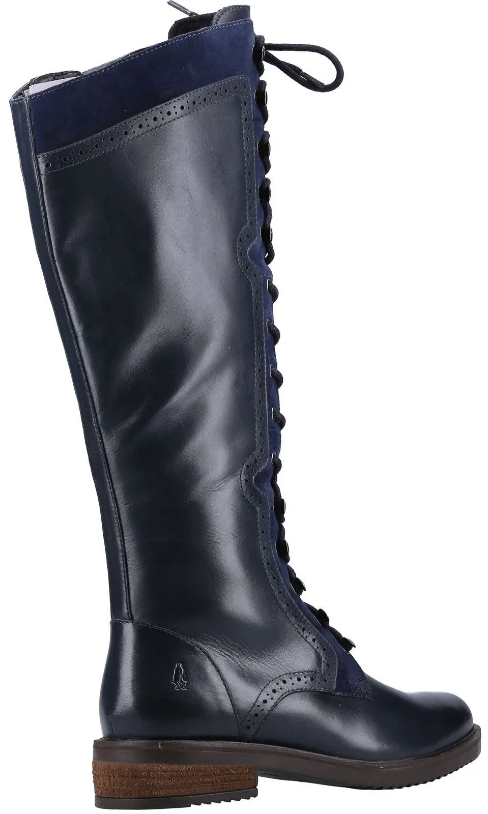 Hush Puppies Rudy Womens Brogue Detail Long Leg Boot