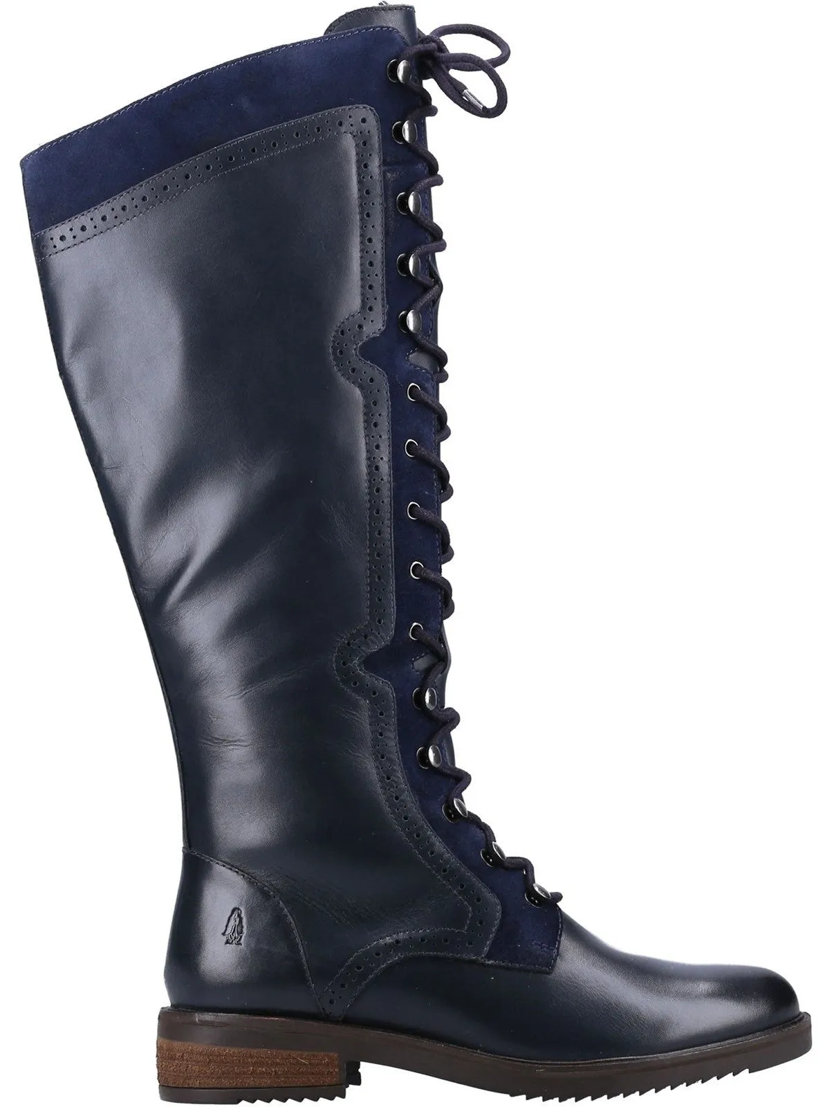Hush Puppies Rudy Womens Brogue Detail Long Leg Boot