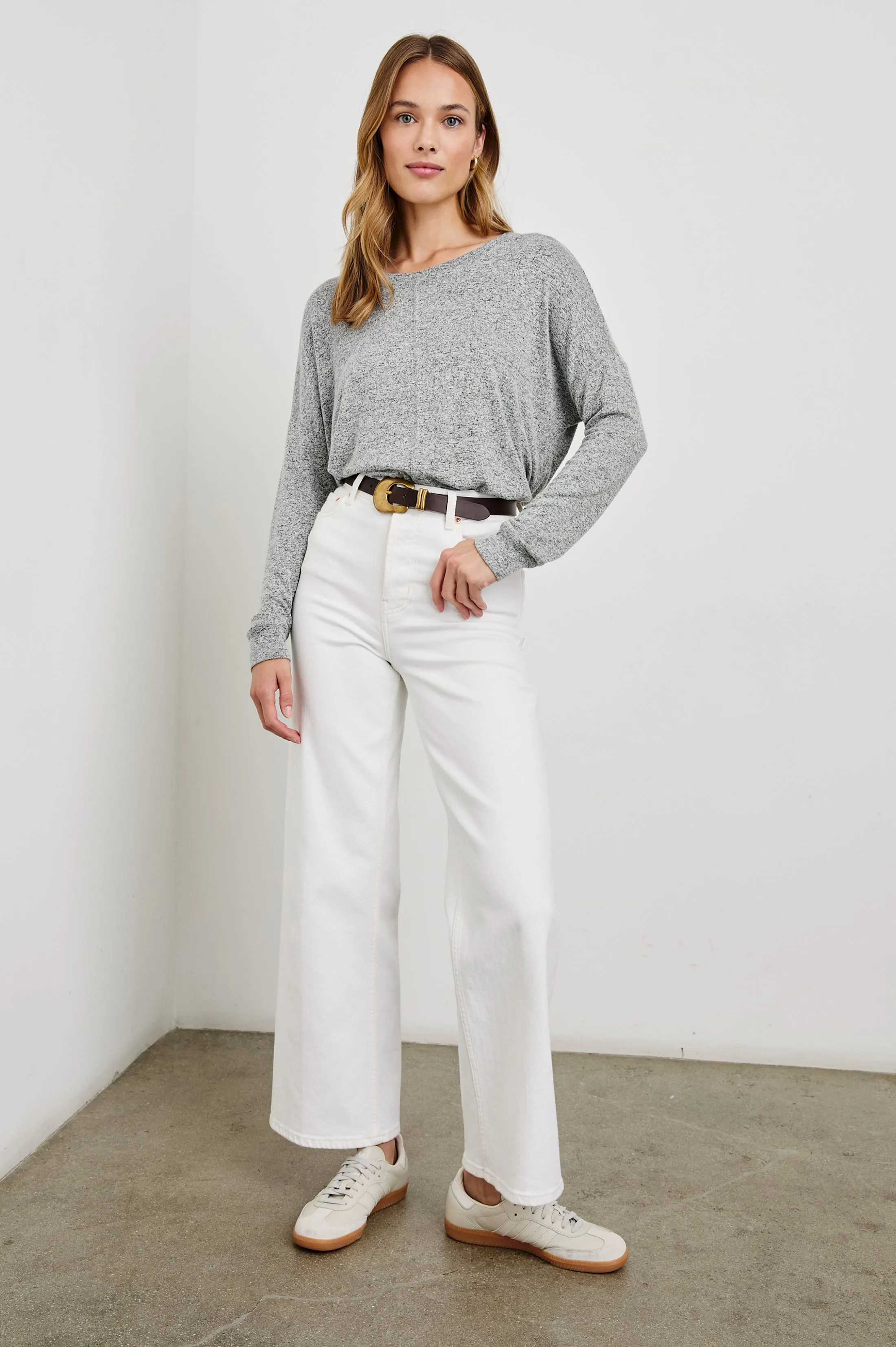 IGGY TOP - MELANGE GREY Rails