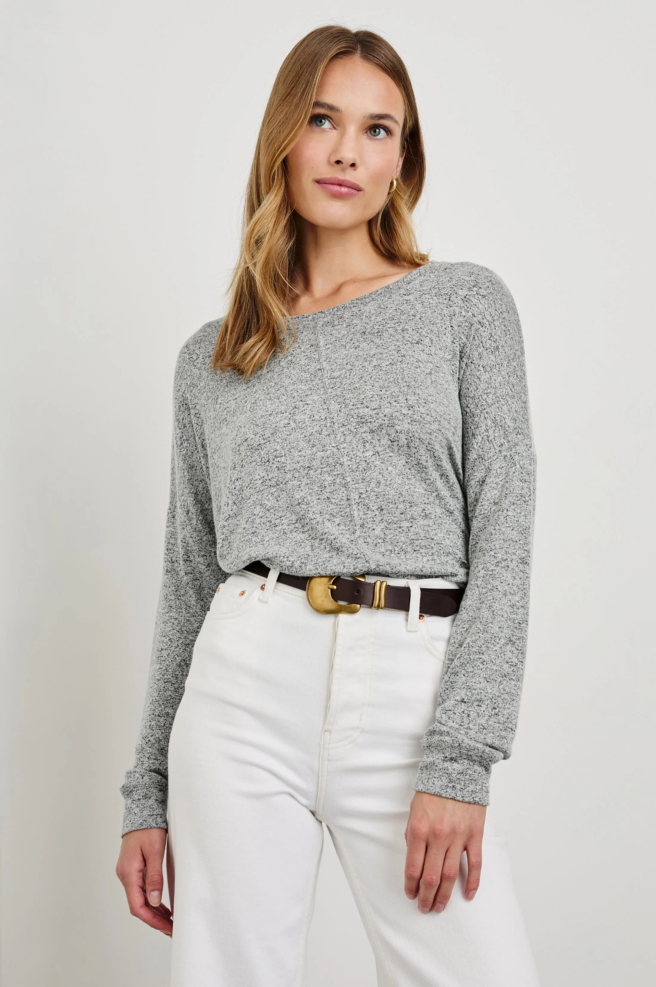 IGGY TOP - MELANGE GREY Rails