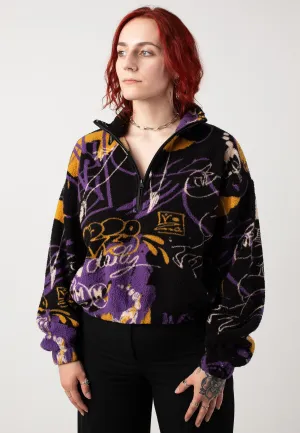 Iriedaily - Arkta Teddy Black Purple - Pullover