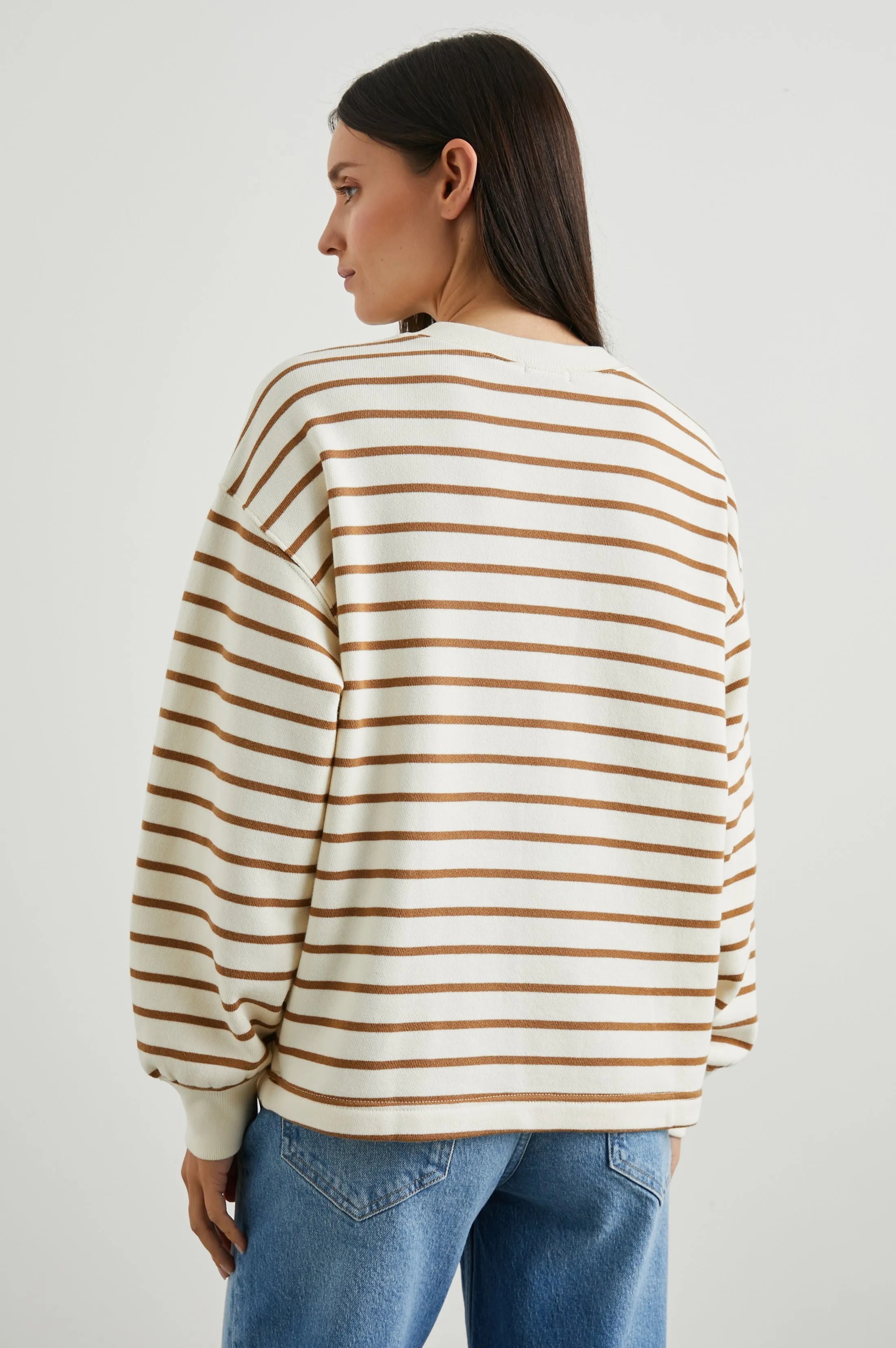JOAN SWEATSHIRT - CARMEL STRIPE Rails