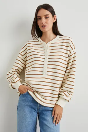 JOAN SWEATSHIRT - CARMEL STRIPE Rails