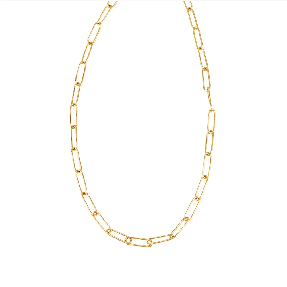 Jolie & Deen WOMENS LINKED CHAIN NECKLACE - GOLD