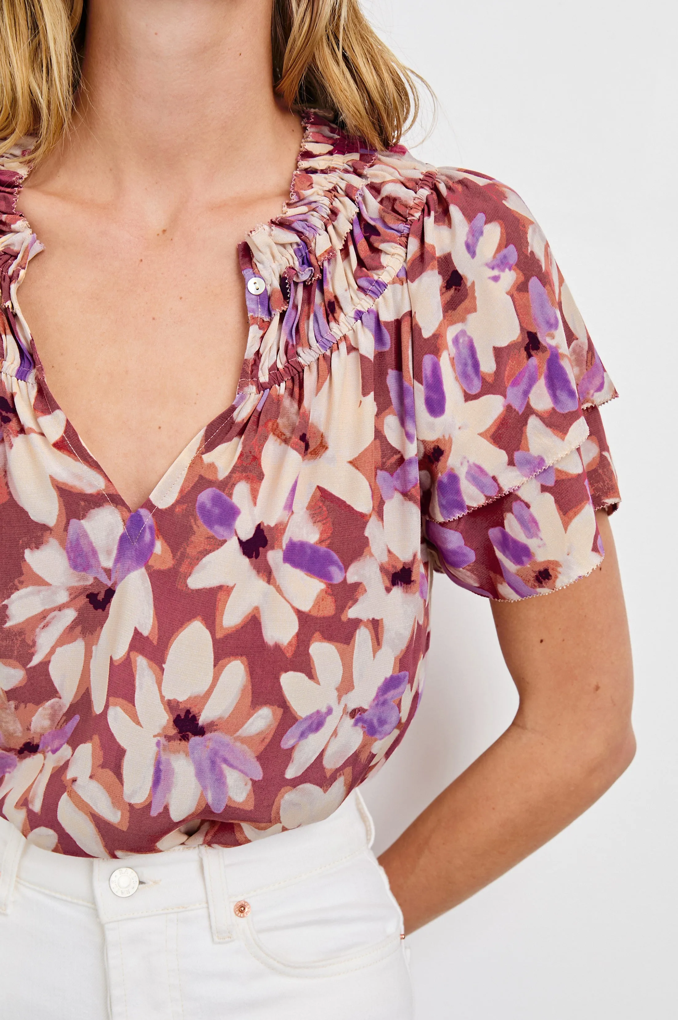 KAMILA TOP - AMARANTH Rails