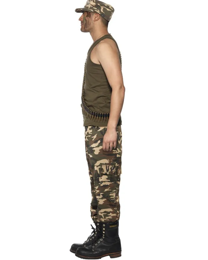 Khaki Camouflage Army Mens Costume