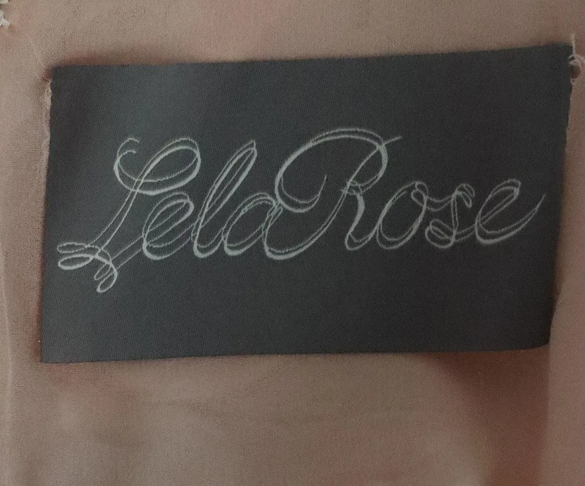 Lela Rose Pink & Rose Gold Blouse sz 0