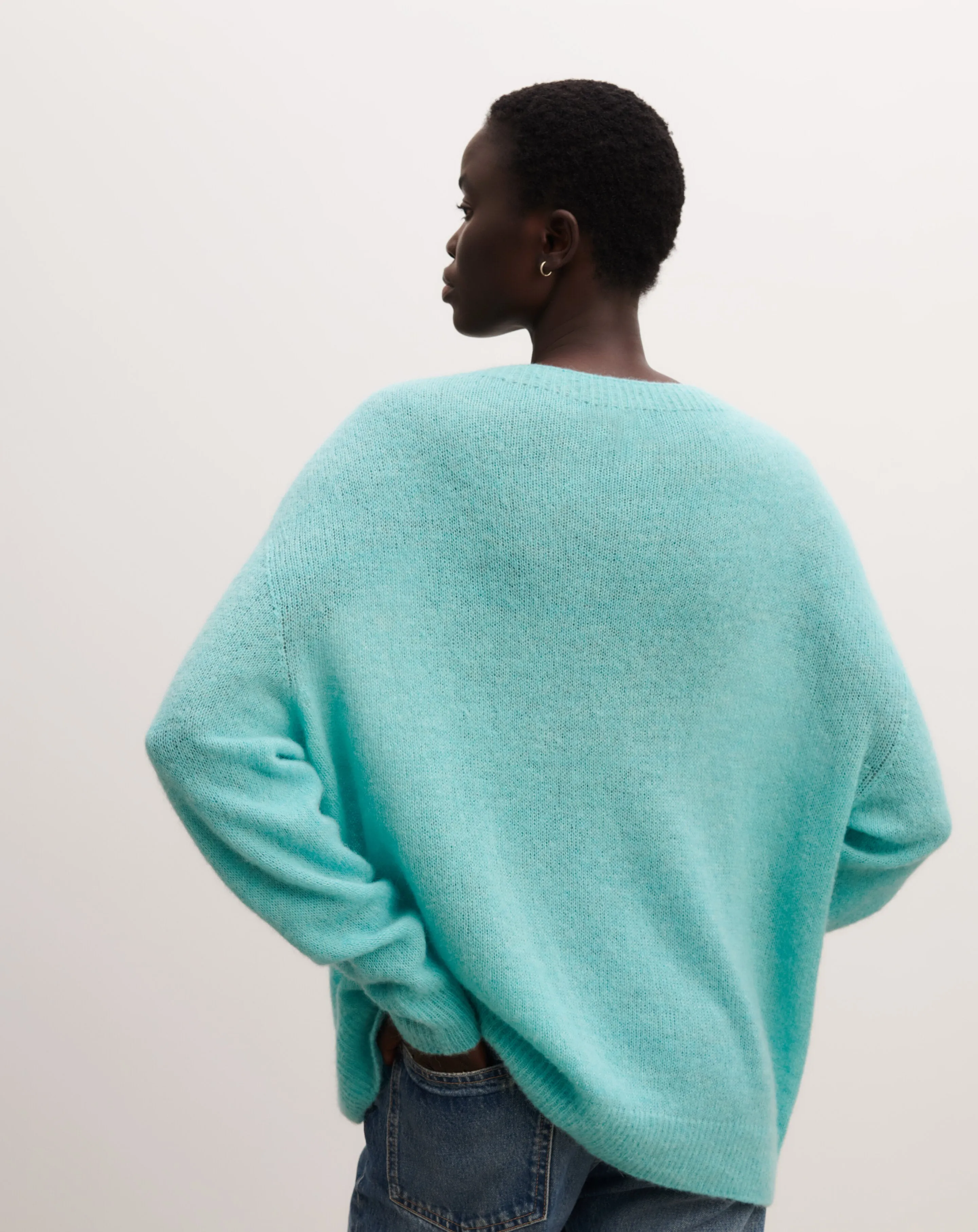 Light knit round neck pullover Eric Bompard