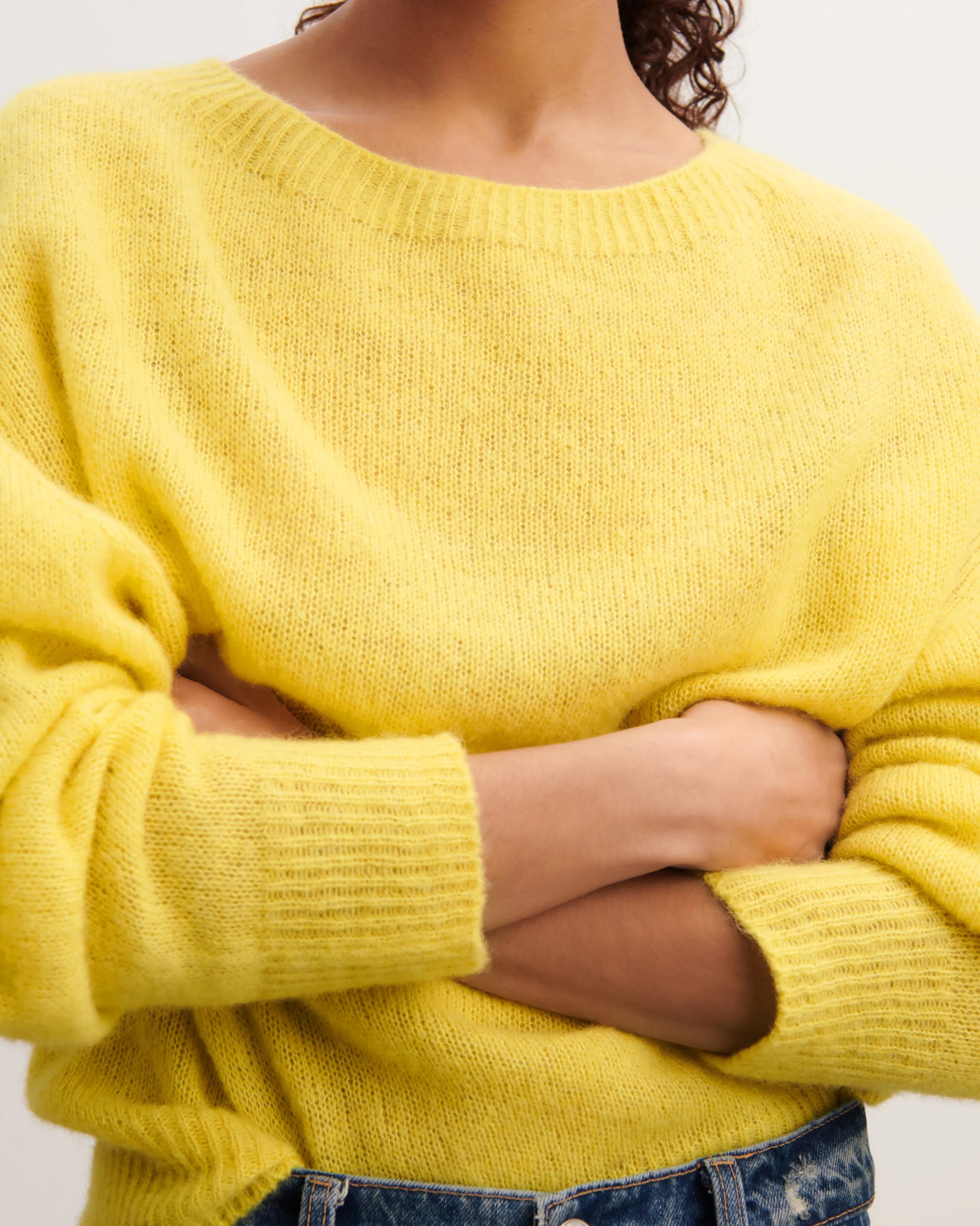 Light knit round neck pullover Eric Bompard
