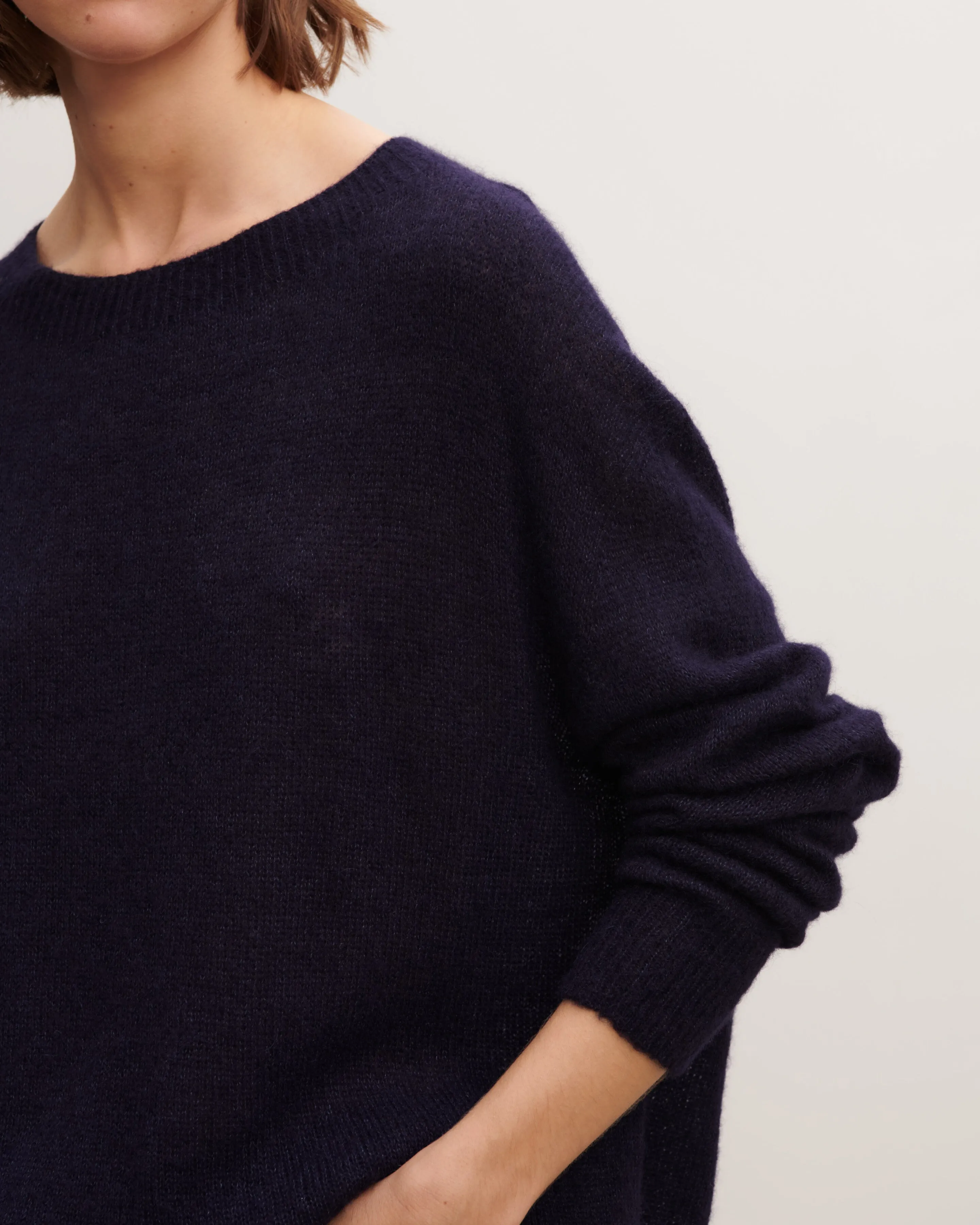 Light knit round neck pullover Eric Bompard