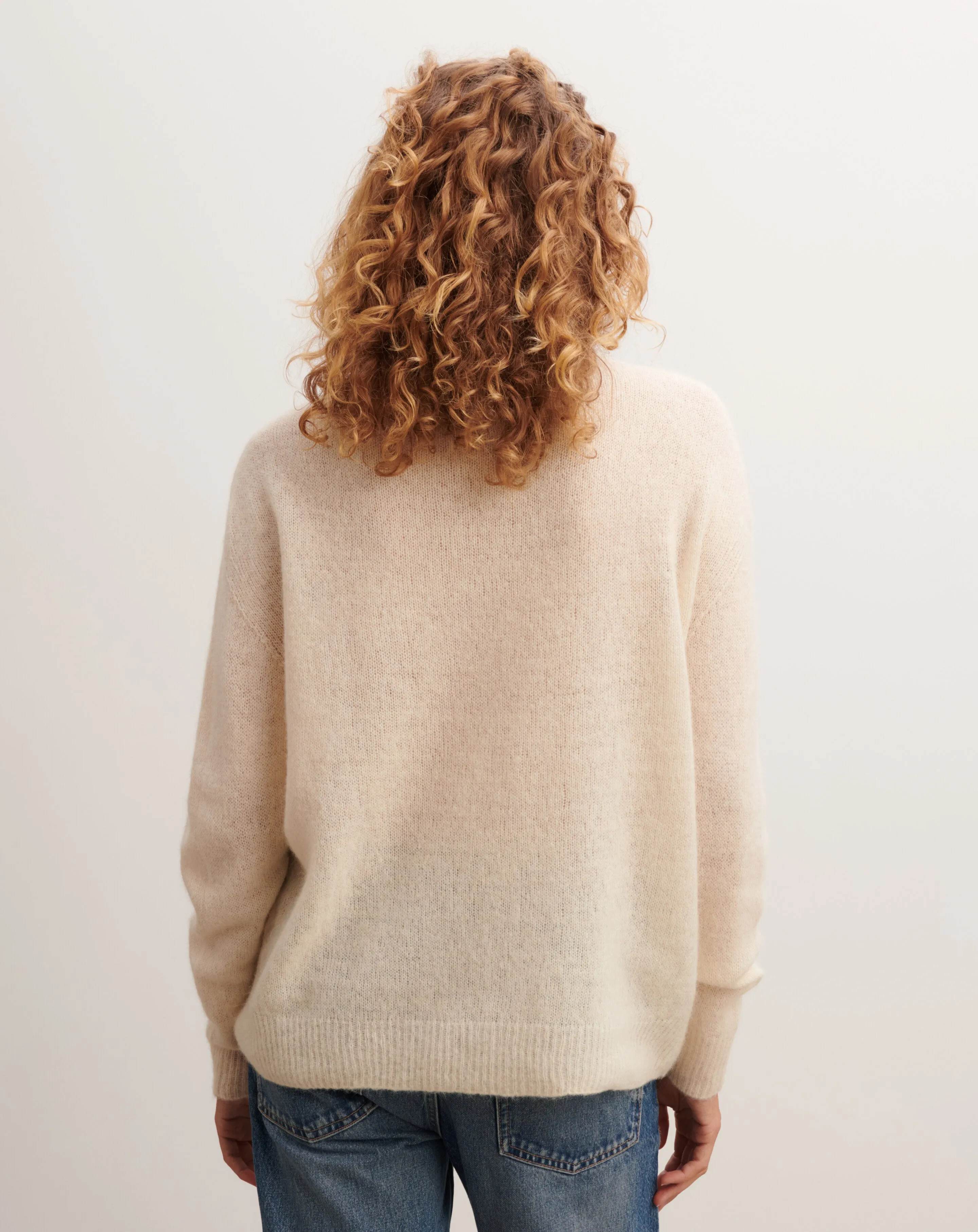 Light knit round neck pullover Eric Bompard