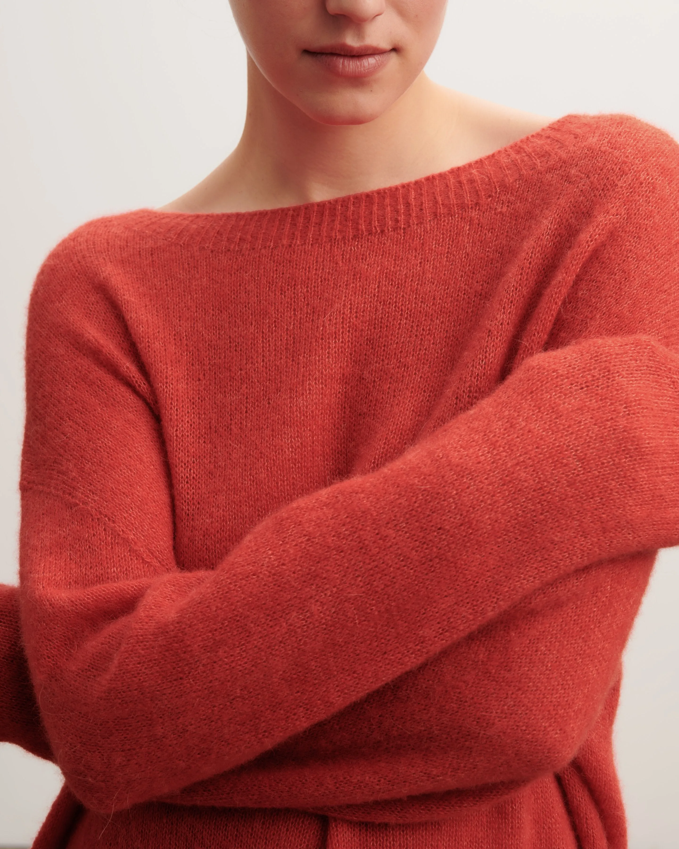 Light knit round neck pullover Eric Bompard