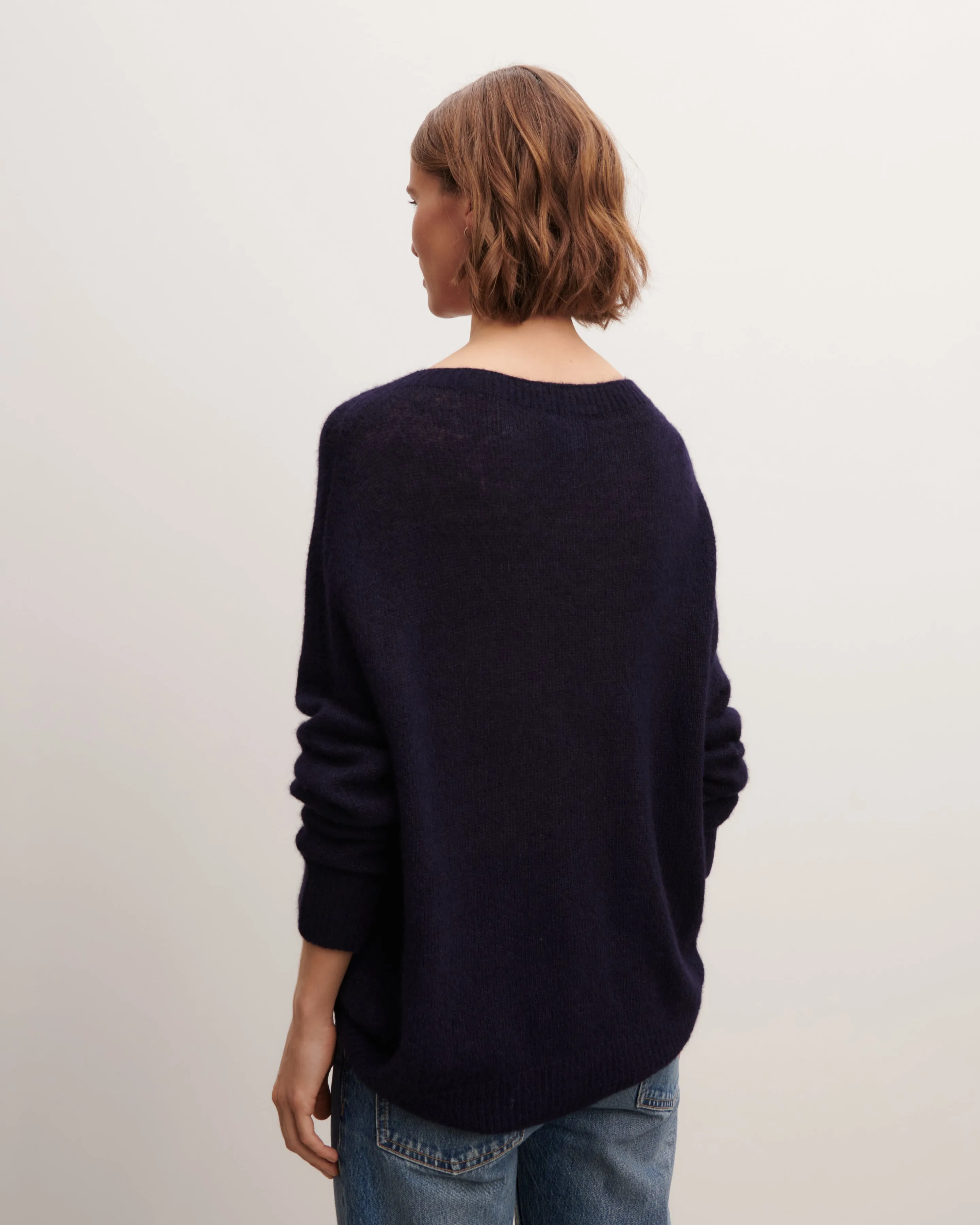 Light knit round neck pullover Eric Bompard