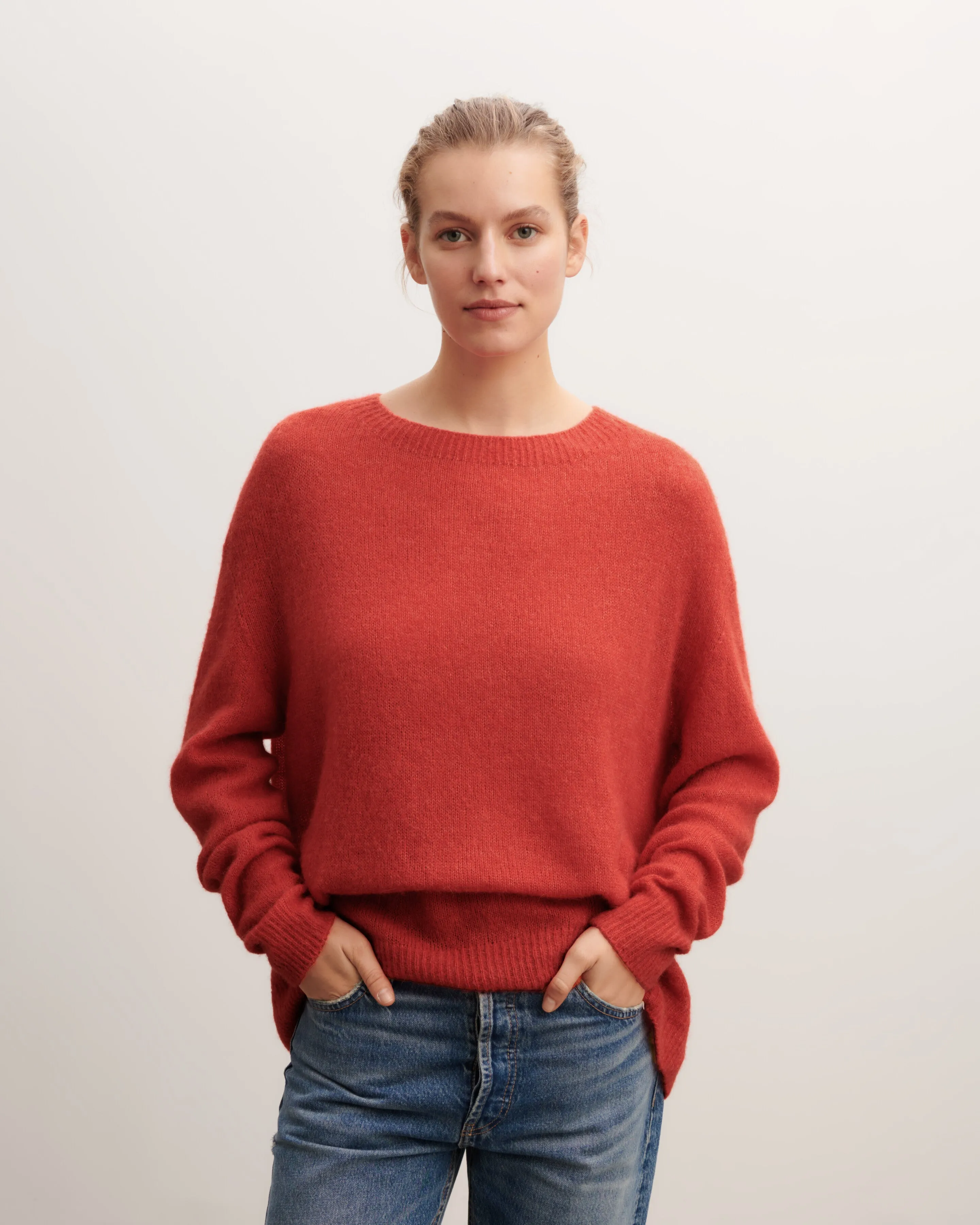 Light knit round neck pullover Eric Bompard