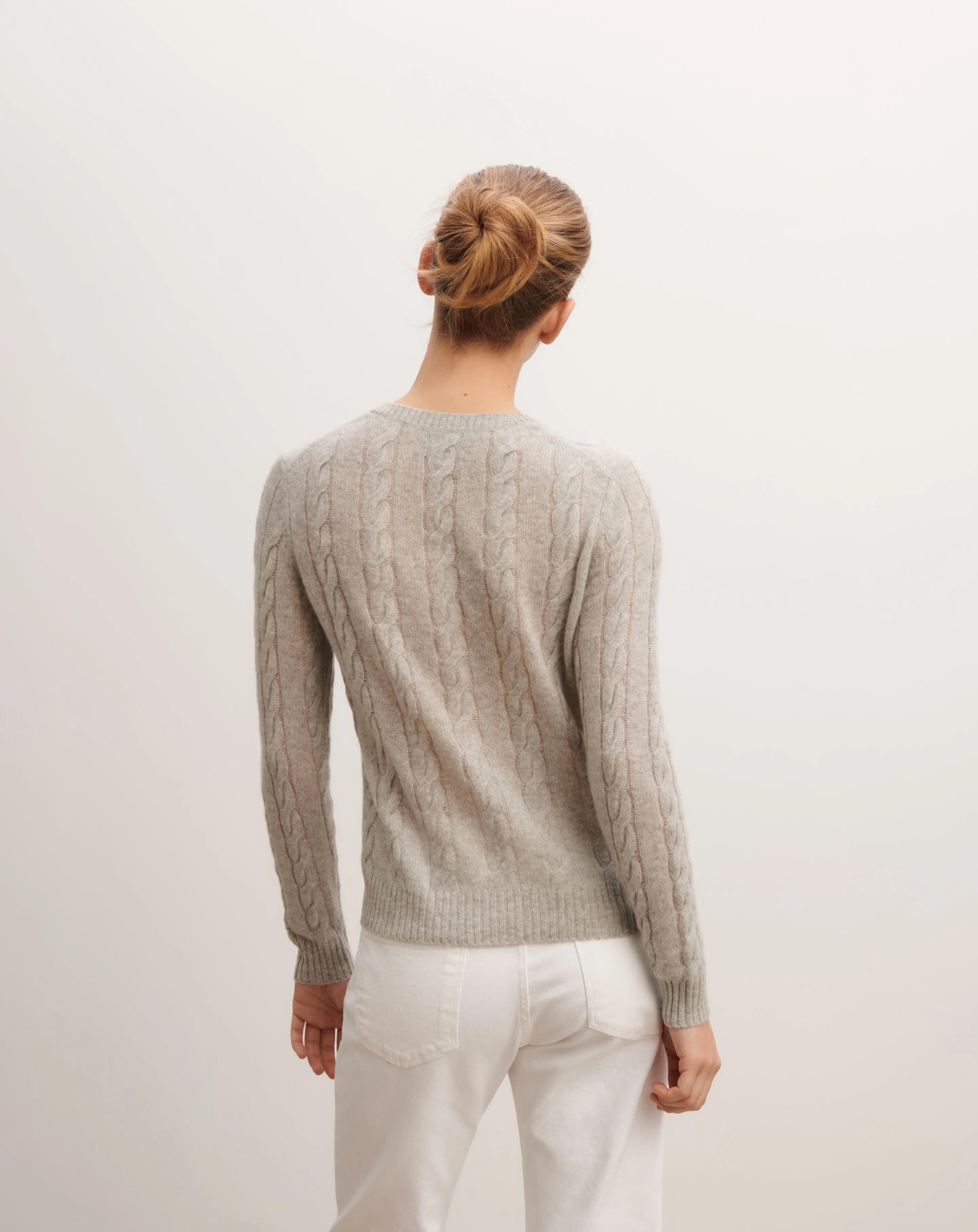 Lightweight cable pullover Eric Bompard