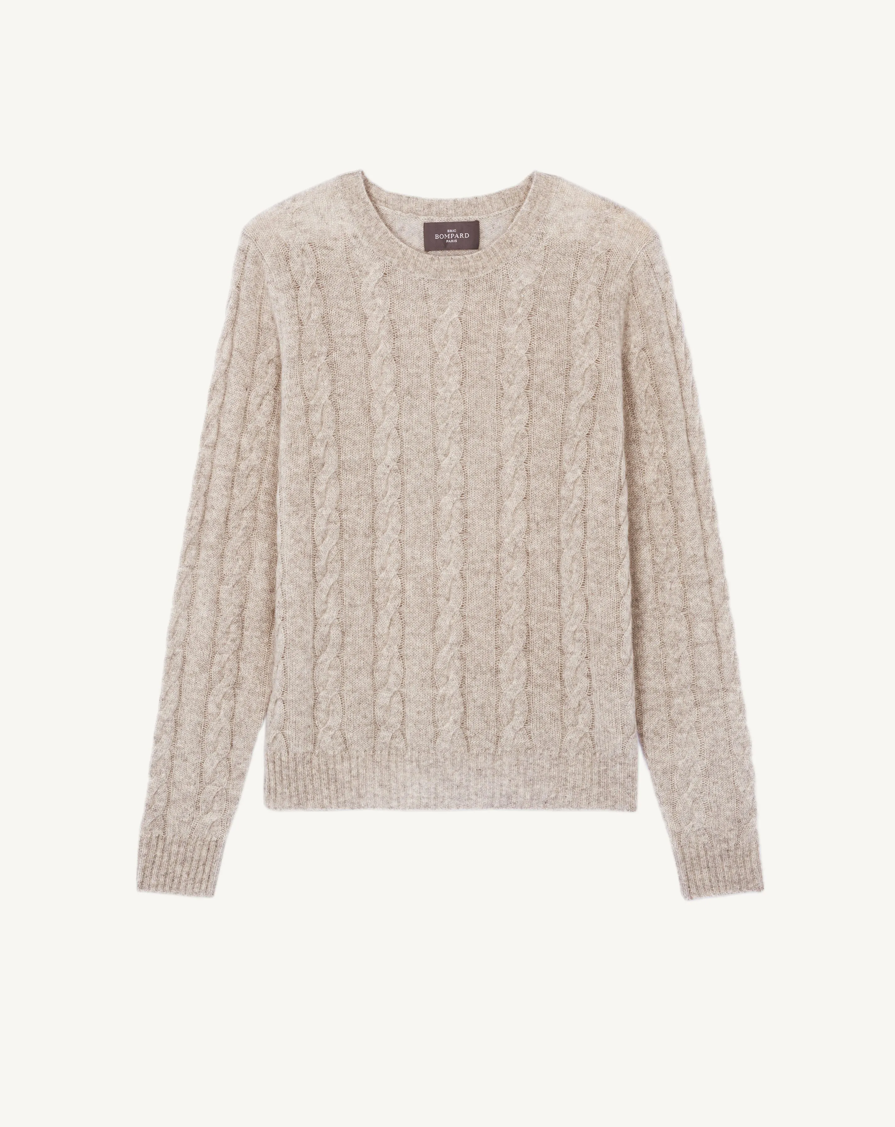 Lightweight cable pullover Eric Bompard