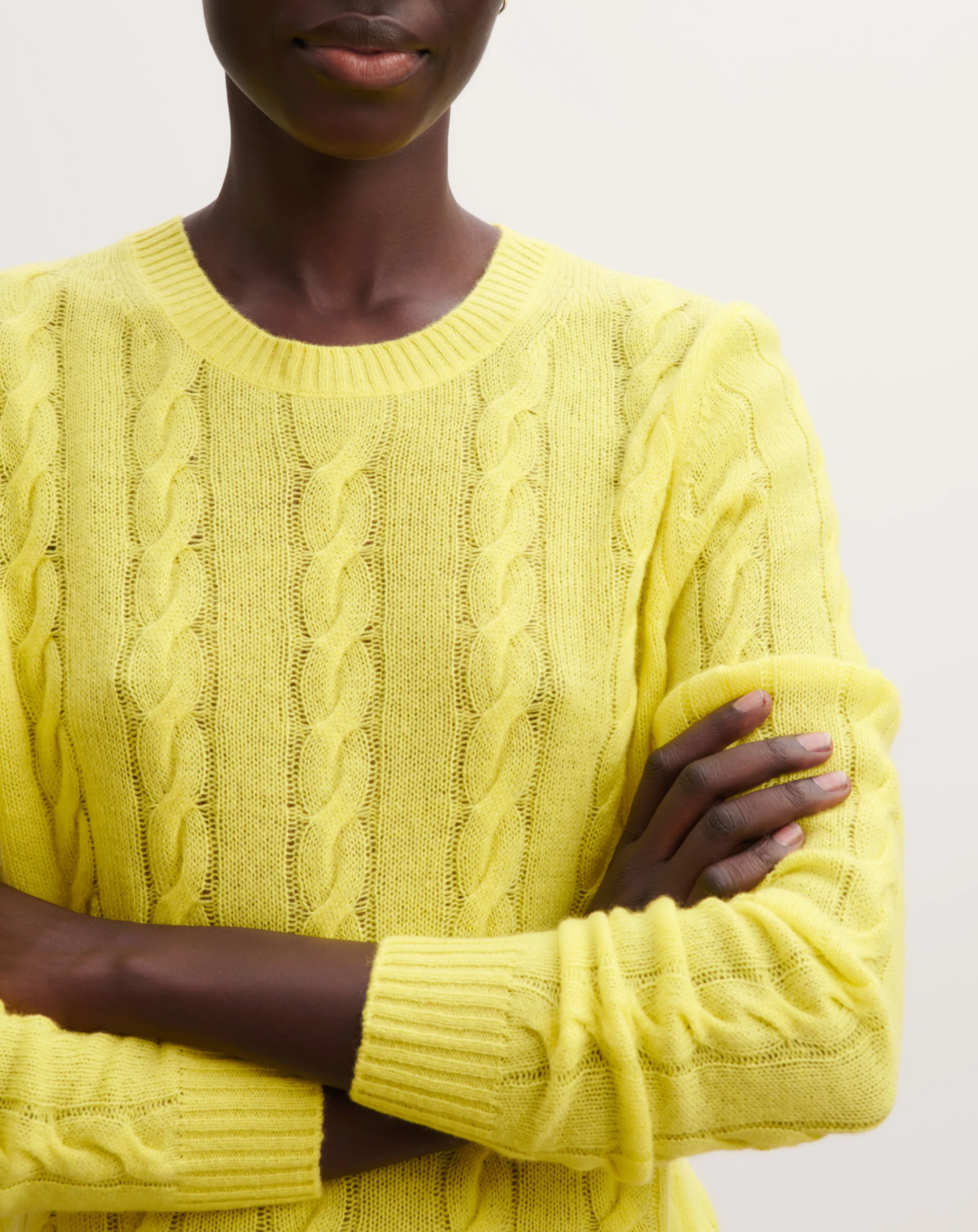 Lightweight cable pullover Eric Bompard