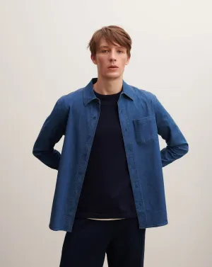 Loose denim shirt Eric Bompard