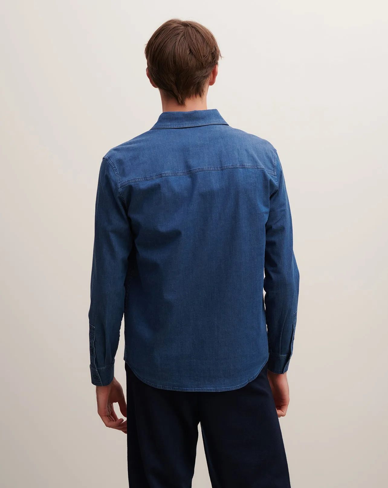 Loose denim shirt Eric Bompard