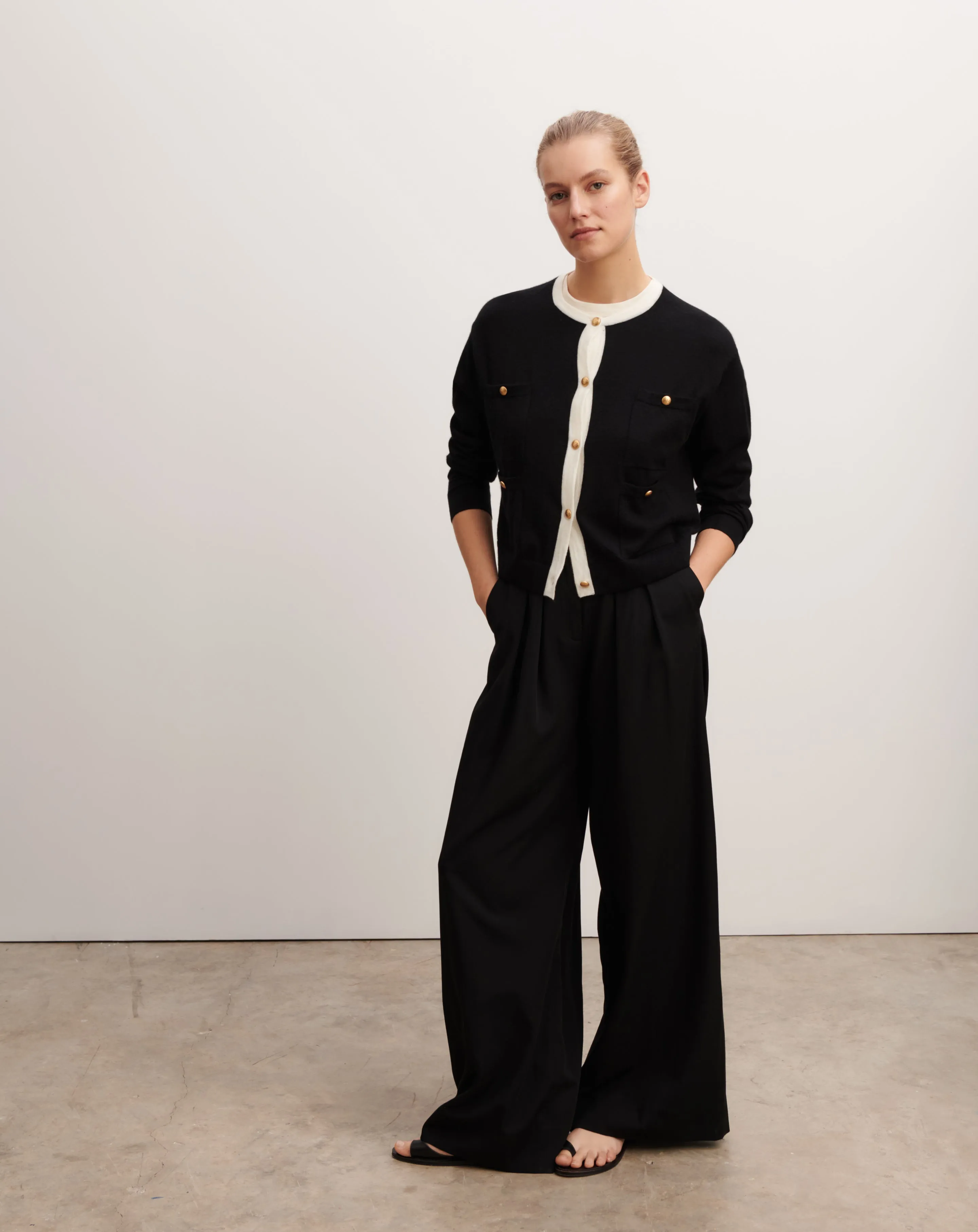 Loose extrafine cardigan Eric Bompard