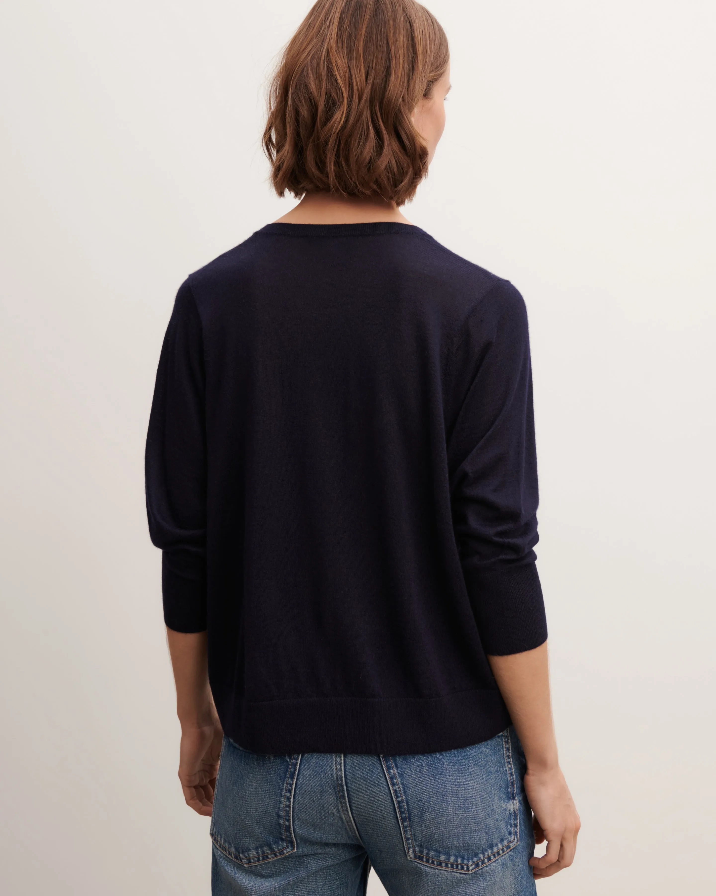 Loose round neck pullover Eric Bompard