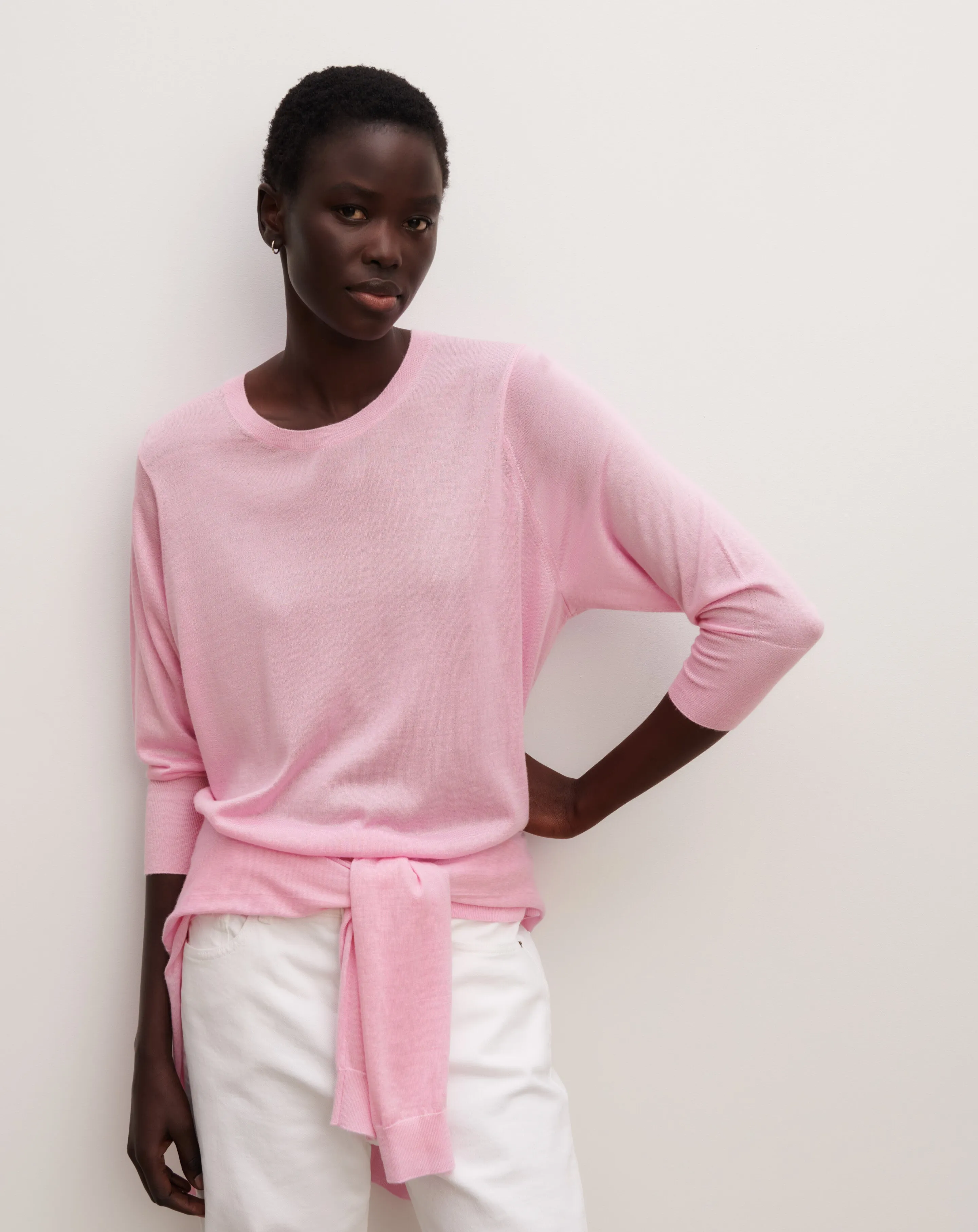 Loose round neck pullover Eric Bompard