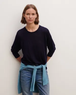 Loose round neck pullover Eric Bompard