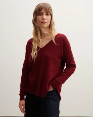 Loose V-neck pullover Eric Bompard