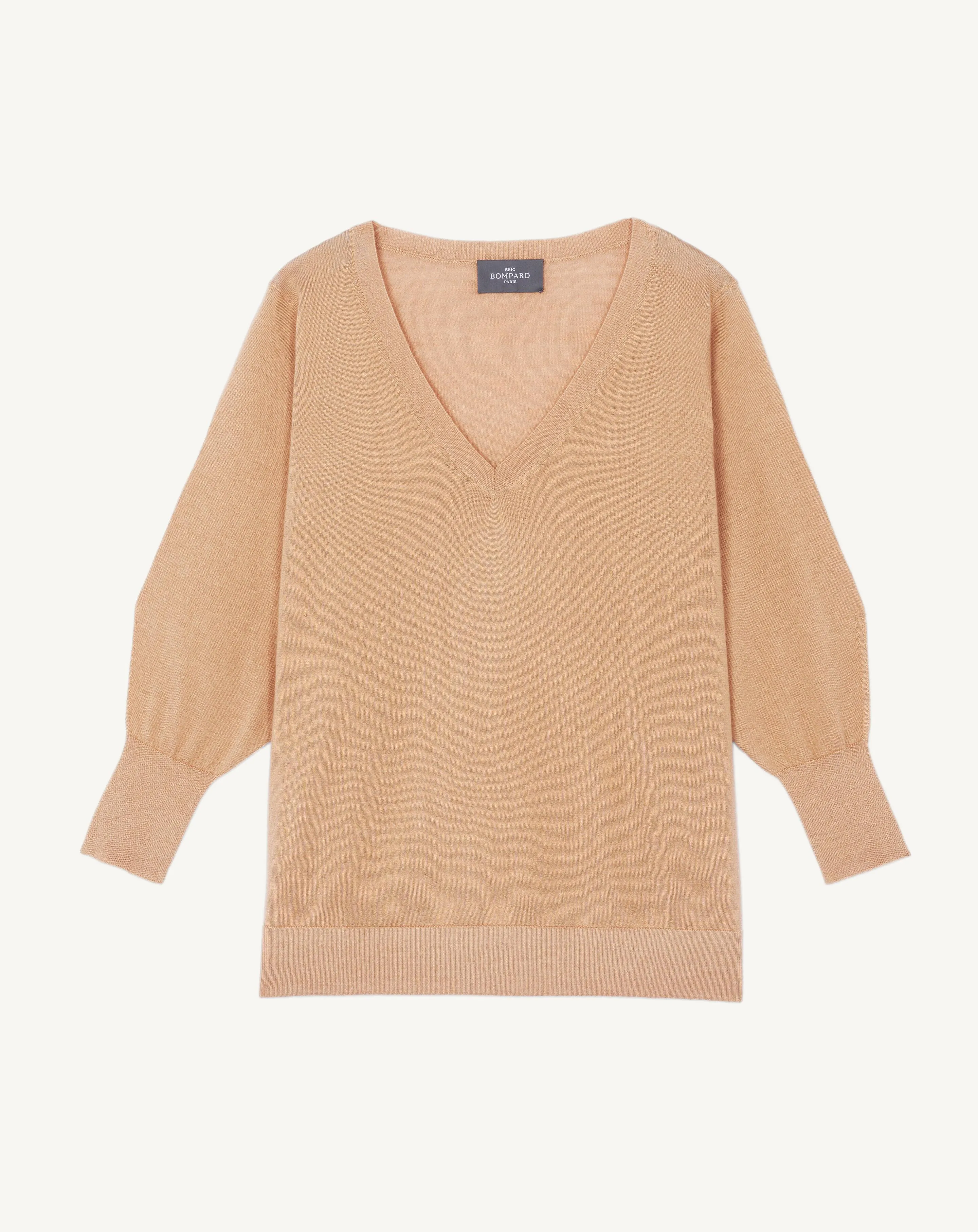 Loose V-neck pullover Eric Bompard