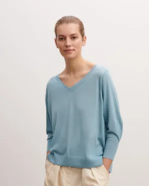 Loose V-neck pullover Eric Bompard