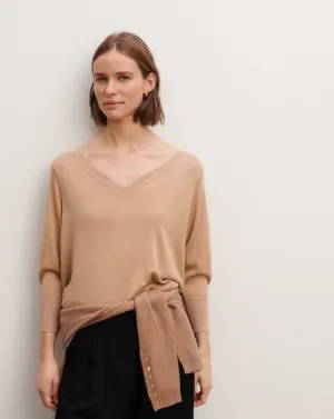 Loose V-neck pullover Eric Bompard