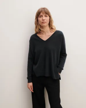 Loose V-neck pullover Eric Bompard