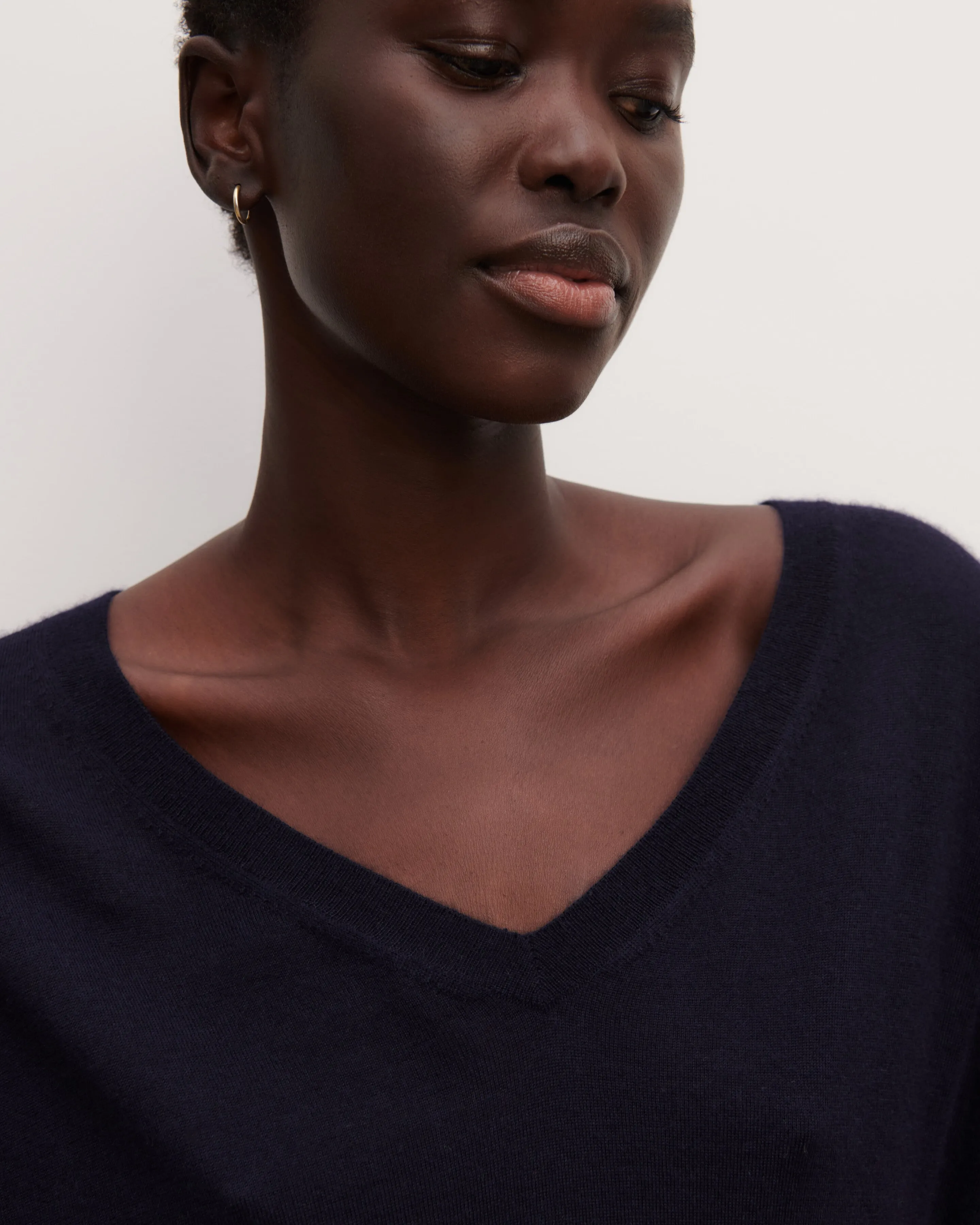 Loose V-neck pullover Eric Bompard