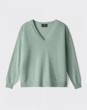 Loose V-neck pullover Eric Bompard