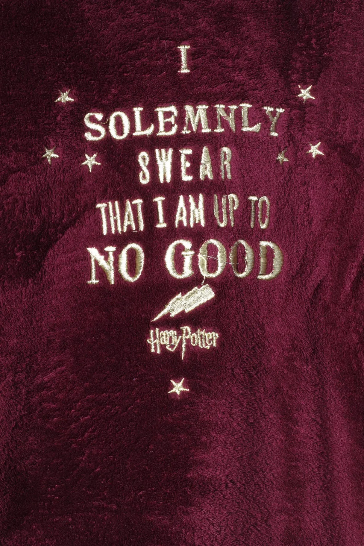 Love to Lounge Womens S Night Shirt Burgundy Harry Potter Sleep Soft Top