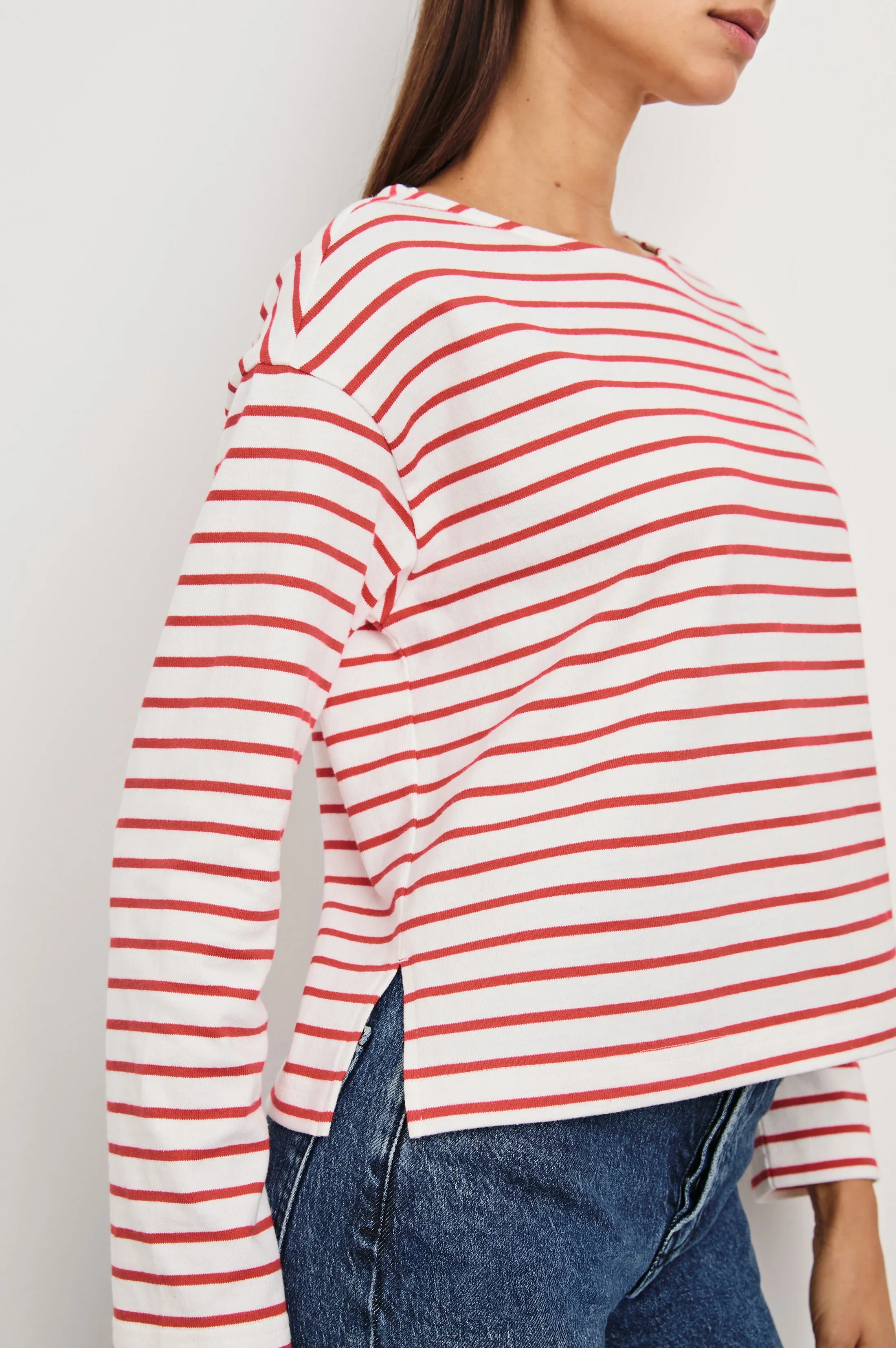 MACY TOP - CHERRY STRIPE Rails